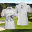 Golf Course Sketch Golf Short Sleeve Women Polo Shirt Golf Shirt For Ladies Gift For Female Golfers - 3