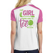 This Girl Knows How To Par Tee Golf Short Sleeve Women Polo Shirt Golf Girl Shirt For Ladies - 4