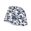 Blue And White Camouflage Golf Set Womens Sport Culottes With Pocket - 2