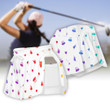 Golf Heart Beat Water Color Womens Sport Culottes With Pocket - 1