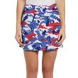 BLUE AND RED AND WHITE GOLF SET GOLF SKORT Women's Golf Skirts