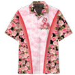 Familleus - Flamingo Hawaiian Shirt - Short 010 - 1