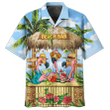 Familleus - Flamingo Hawaiian Shirt - Short 0112 - 3
