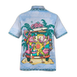 Familleus - Flamingo Hawaiian Shirt - Short 015 - 2
