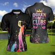 Queen of Clubs Golf Short Sleeve Women Polo Shirt - 1
