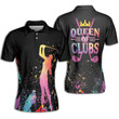 Queen of Clubs Golf Short Sleeve Women Polo Shirt - 2
