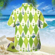 Golf Hawaii Shirt Shirt Regular Fit Short Sleeve Slim Fit Casual Full Print Shirt - 2