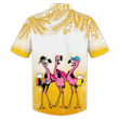 Flamingo Drink Beer You’ll Never Drink Alone Print Hawaiian Shirt