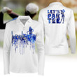 Blue Marble Let Par Tee Sleeveless Polo Shirt Sleeveless Zipper Polo Shirt or Long Sleeve Polo Shirt