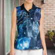 Cat Love Blue Neon Stunning - Womens Polo Shirt - 4