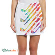 Tie-dye Addicted swing swear repeat V2 Golfer Color Gift Golf Skirts For Women