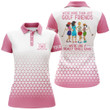 Funny Womens golf polo shirt custom were more than just golf friends were like a really small gang NQS3715 - 1