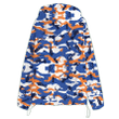 Womens Golf Windbreaker Jacket Shirt Blue Orange White Camouflage Golf Set Windbreaker Jacket Women Golf Shirt
