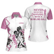 Personalized Never Underestimate A Women With A Bowling Ball Shirt BW-026 - 1