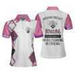 Custom Name Bowling With No Chance Polo Shirt For Women BW-027 - 1