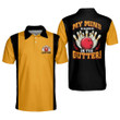 Custom Bowling Shirts for Men My Mind Is Always In The Gutter Mens Bowling Shirts Short Sleeve Polo Funny Bowling Team Shirts For Men BOWLING-040 - 1