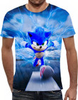 Sonic Thunder Flash 3D All Over Printed Outfit T-Shirt