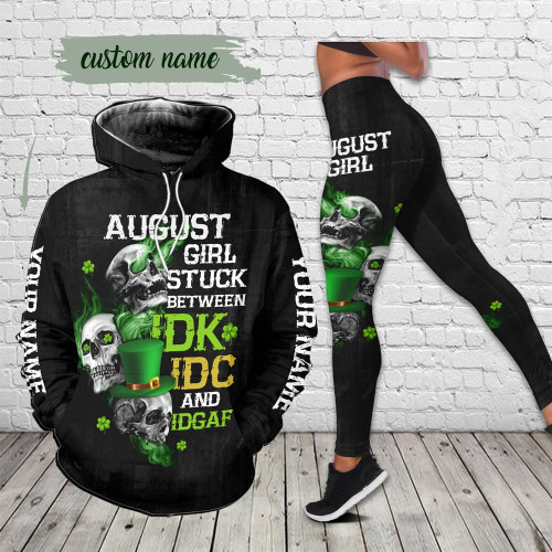 August Birthday Girl Combo August Outfit Personalized Hoodie Legging Set V015 Birthday Shirt