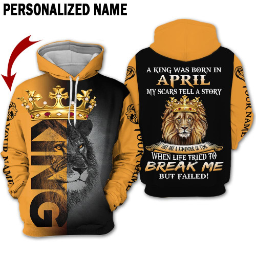 Personalized Name Birthday Outfit April Guy 3D All Over Printed  Outfit 223 Birthday Shirt