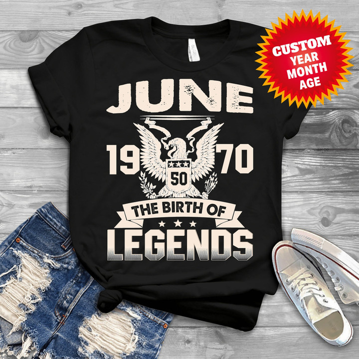 Personalized Birthday Outfit Legens Shirts Men Women Birthday T Shirts Summer Tops Beach T Shirts
