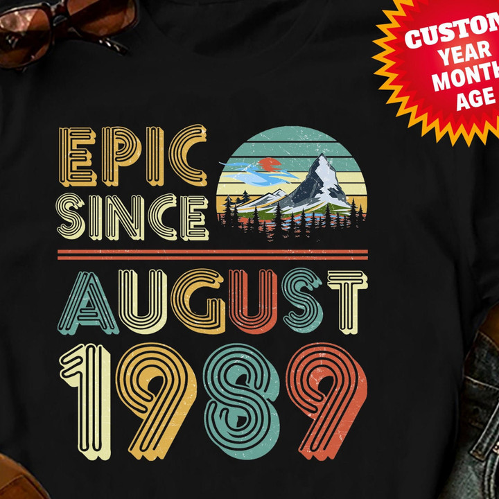 Personalized Birthday Outfit Epic Vintage Shirts Women Men Birthday T Shirts Summer Tops Beach T Shirts