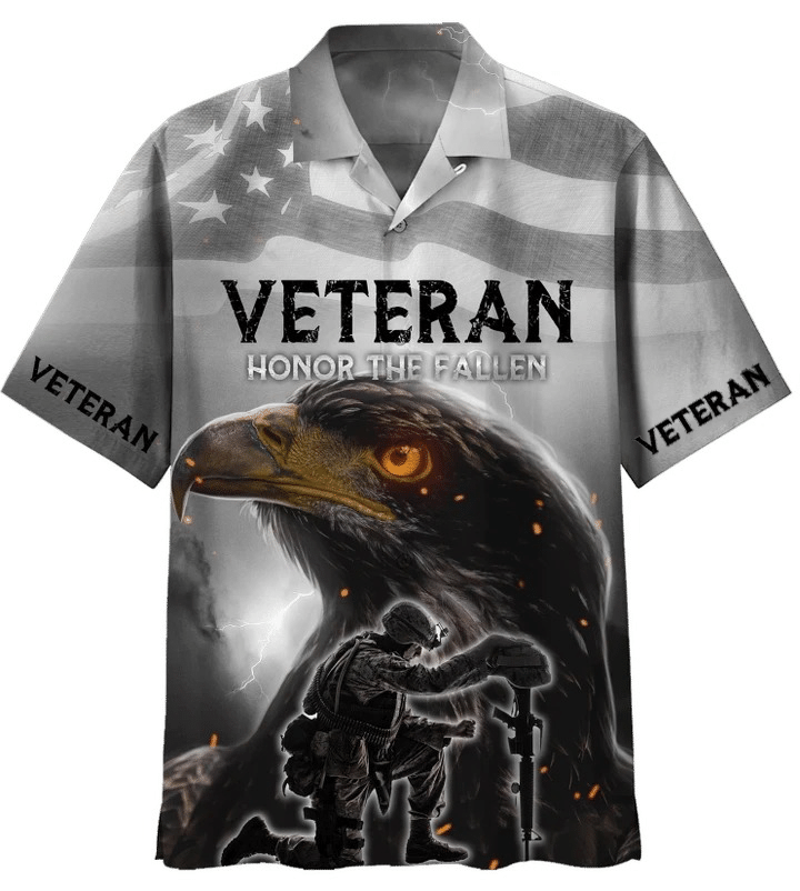 Veterans Day Honor The Fallen Sodier US Military All Over Prined Veteran Shirt