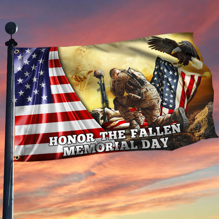 US Veteran Honor The Fallen Memorial Flag THB3072GF - 1