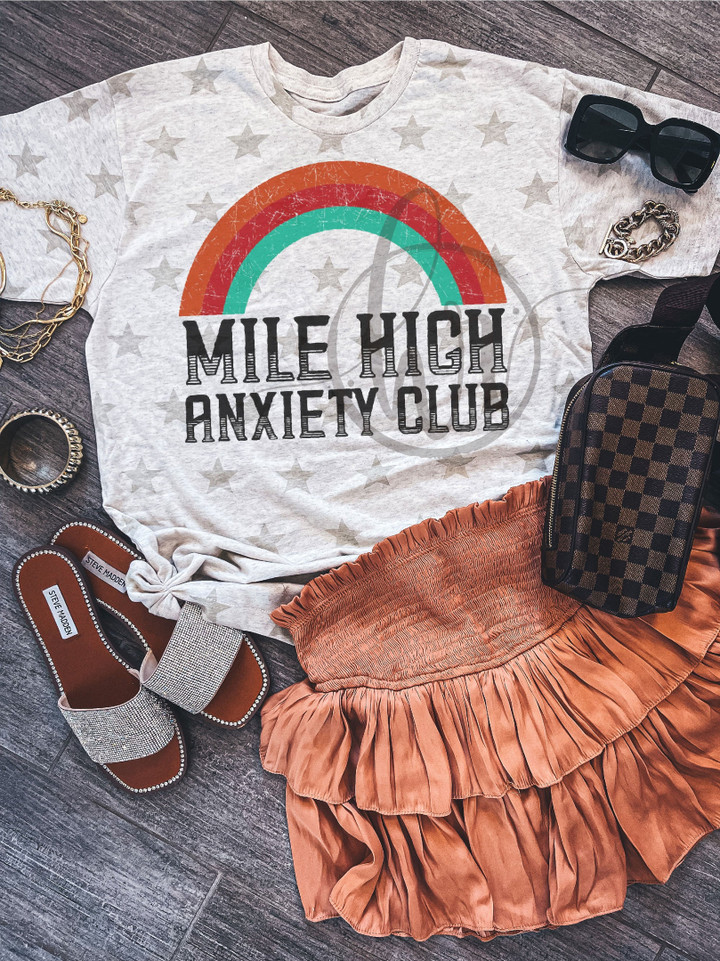 Hippie Clothes for Women Mile High Anxiety Club Hippie Style Clothing Hippie Shirts Mens