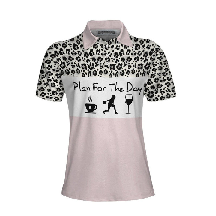 Bowling Plan For The Day Leopard Pattern 3D Polo Shirt - 2