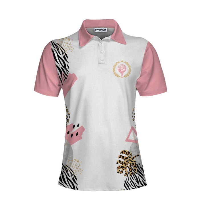 Golf Makes Me Happy You Not So Much Golf Short Sleeve Women Polo Shirt Funny Golf Shirt For Women - 1