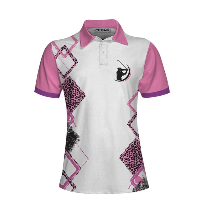 You Say Girls Cant Golf I Say Watch Me V2 Golf Short Sleeve Women Polo Shirt - 1