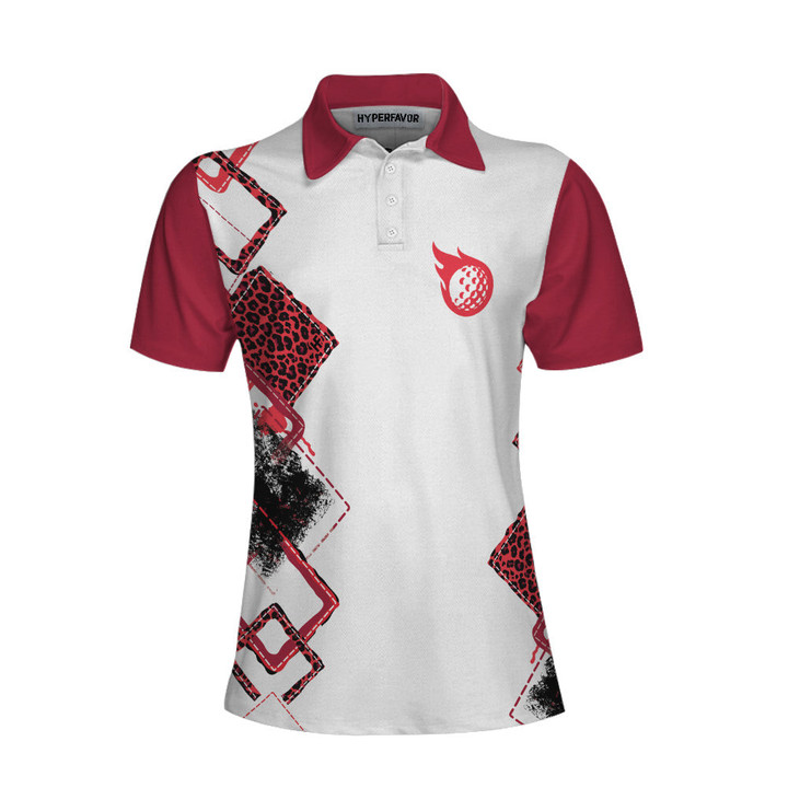 Par Then Bar Golf Short Sleeve Women Polo Shirt - 1