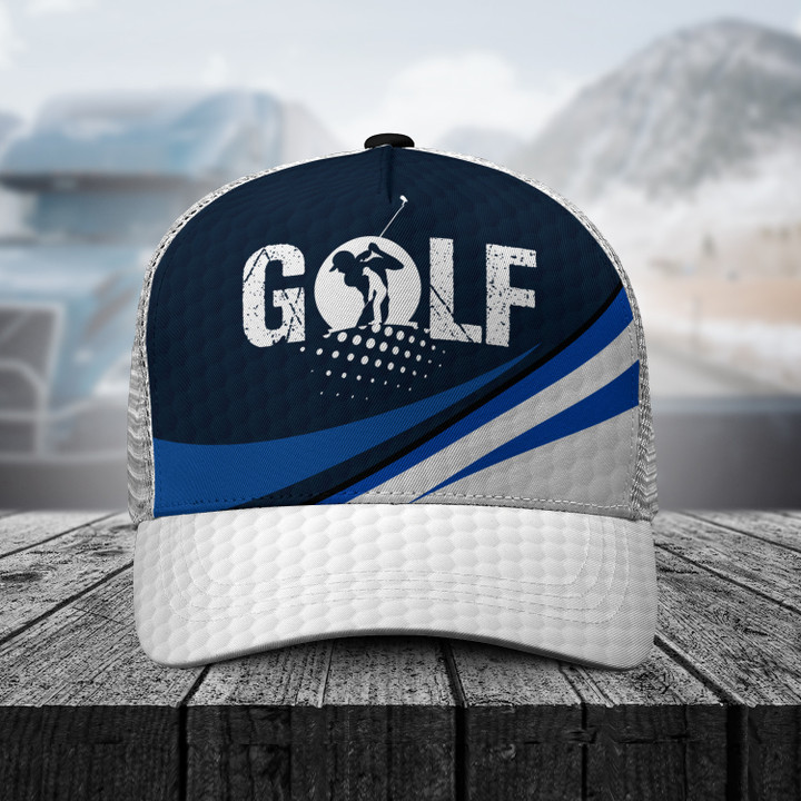 Trucker Cap Golf Muticolor Golf Cap Gift Idea For Male Players
