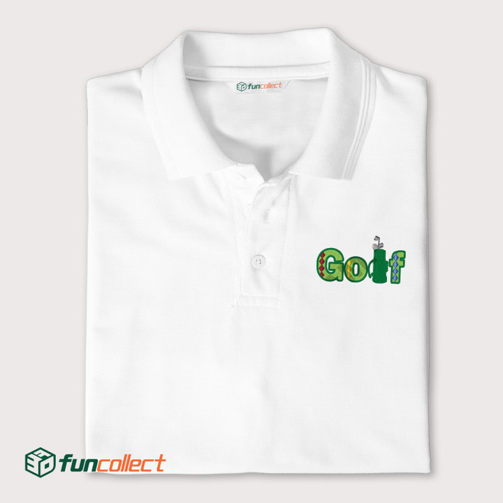 Golf Embroidery Polo Shirts For Women or Men