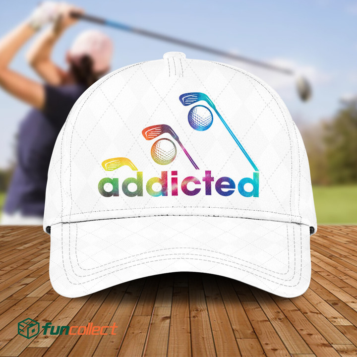 Tie-dye Addicted Pattern Golfer Gift Caps