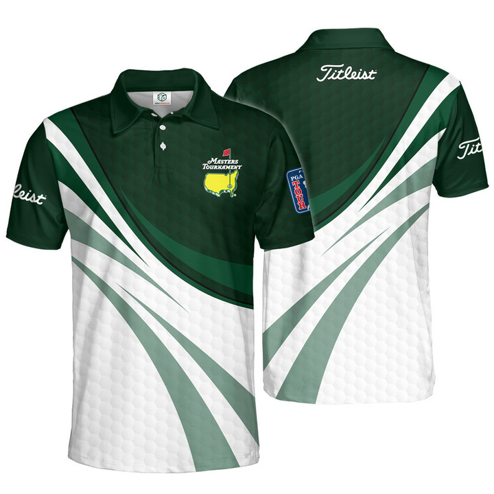 New Release Masters Performance Tech Green Polo Titleist Clothing