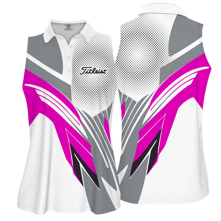 New Release US Women's Open Pink Leopard Titleist Shirt For Women VV030623USW002TL