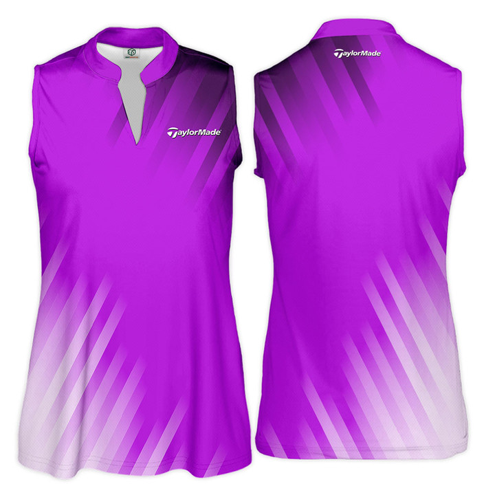 New Release Brand TaylorMade V-Neck Sleeveless Golf Polo Shirt QT030623BRANA02TM