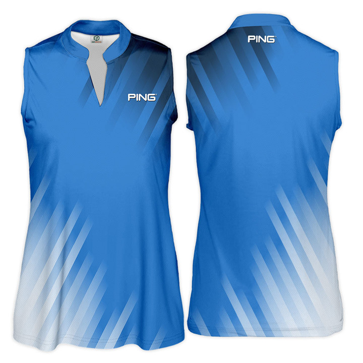 New Release Brand Ping V-Neck Sleeveless Golf Polo Shirt QT030623BRANA01PI