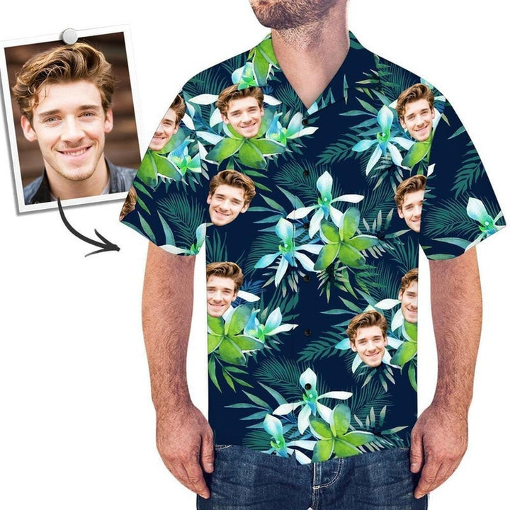 Custom Photo Hawaiian Shirt  For Men  Women  Adult  HWP1025 - 1