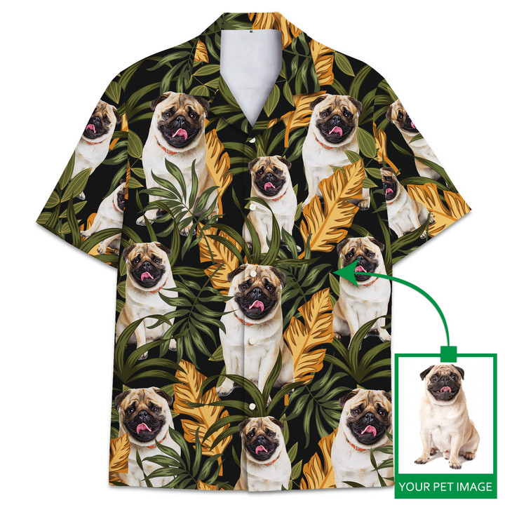 Hawaiian Shirt Custom Pet Custom Face Custom Dog Custom Cat On The Hawaiian shirt - Gifts For Dog Lover - 1