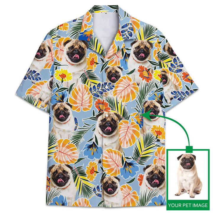 Hawaiian Shirt Custom Pet Custom Face Custom Dog Custom Cat On The Hawaiian shirt - Gifts For Dog Lover - 1