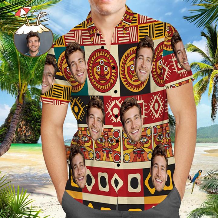 Custom Vintage Summer Tropical Shirts Short Sleeve Button-Down Aloha Hawaiian Shirts - 1