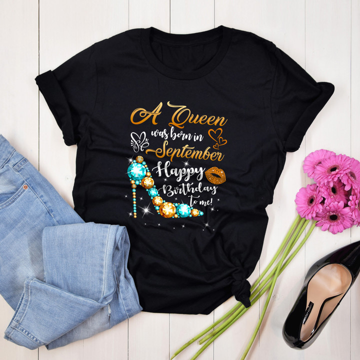 Personalized Month Birthday Outfit A Queen September Birthday A Queen September Birthday