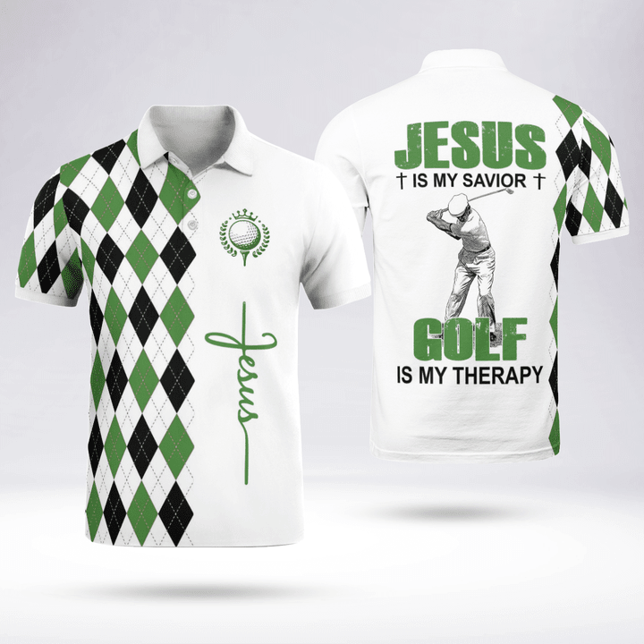 Jesus Is My Savior - Golf Is My Therapy - 1