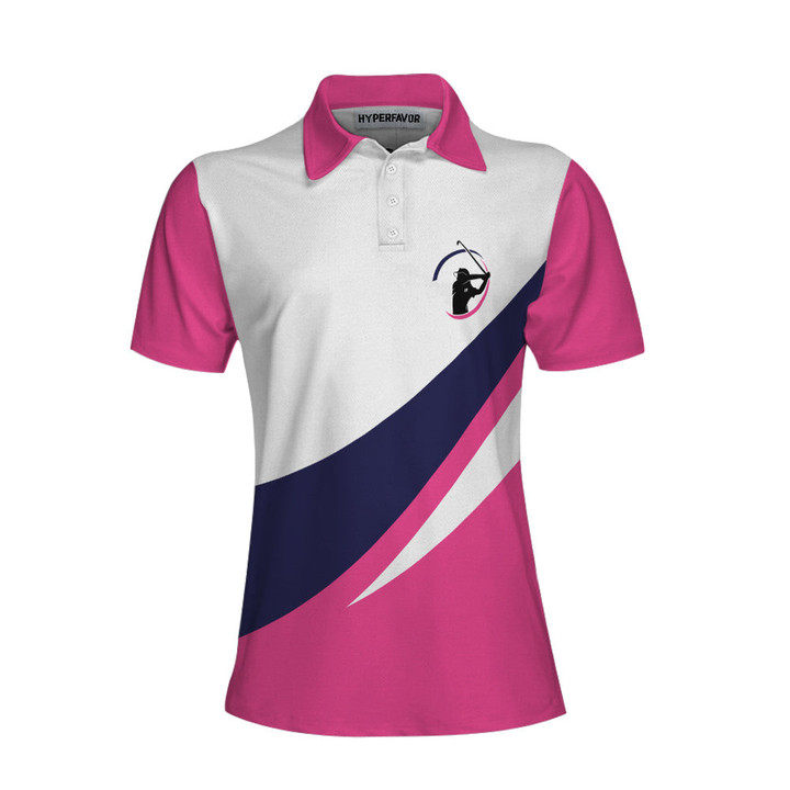 Practice Like A Champion Short Sleeve Women Polo Shirt Golf Shirt For Ladies - 1
