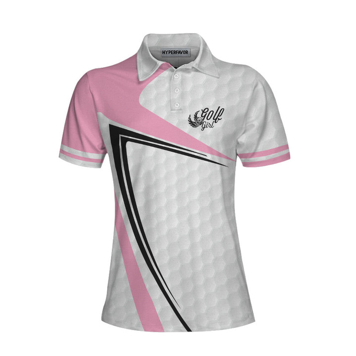Golf Girl In Sporty Style Golf Short Sleeve Women Polo Shirt Simple Golf Shirt Design For Female Players - 1