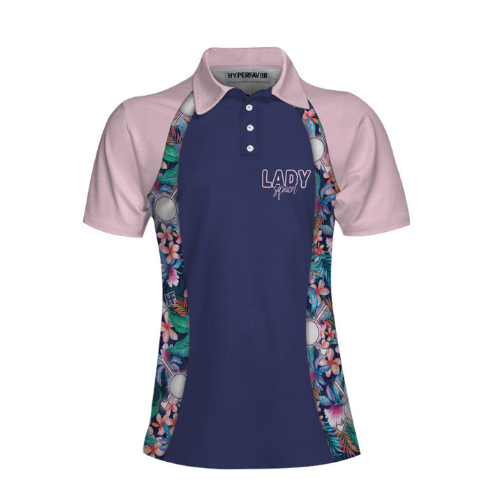 Hawaiian Dream And Golf Short Sleeve Women Polo Shirt - 1