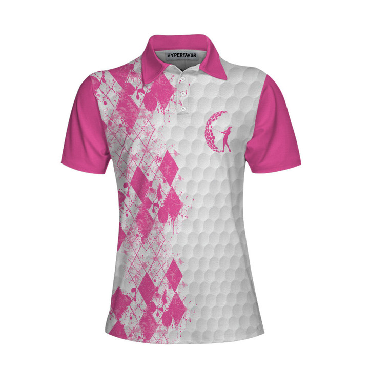 I Dont Always Play Golf Women Short Sleeve Polo Shirt Pinky Golfing Shirt Female Golfer Womens Golf Shirt - 1