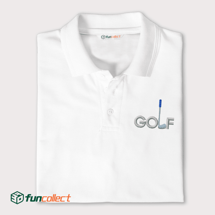 Golf Club V2 Embroidery Polo Shirts For Women or Men
